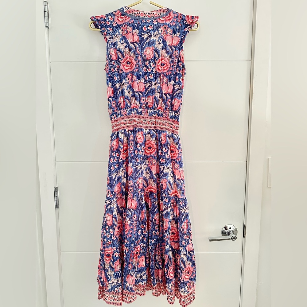 Alicia Bell silk cotton Annabelle Midi Dress- Cotton size XS - Picture 7 of 12